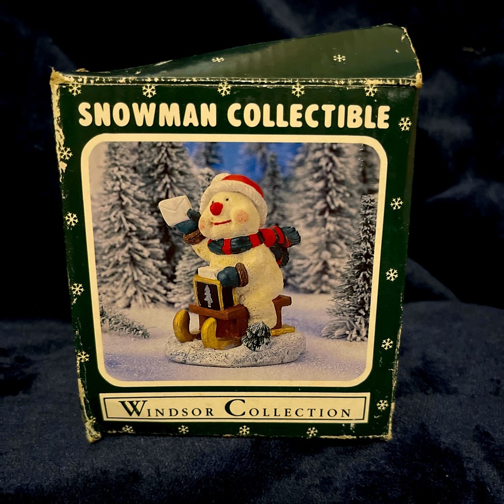 Snowman collectible by windsor collection